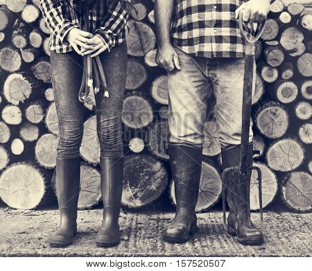 Firewood Fuelwood Lumber Timber Lumber Log Concept