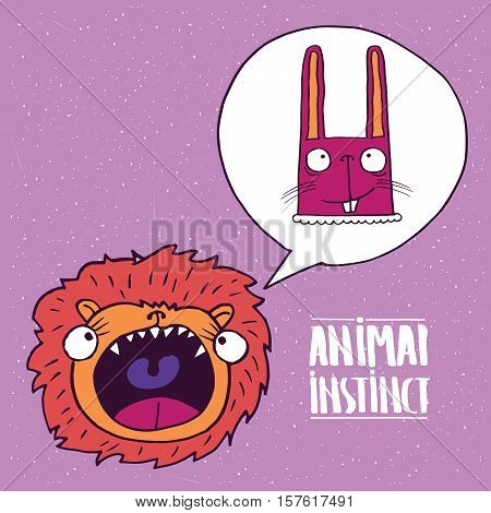 Animal Instinct From Lion To Rabbit