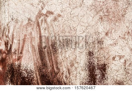 Rusty metal plate texture for background. Old rusty metal. Abstract rusty metal texture background