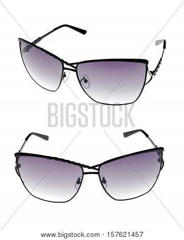 sun glasses isolated over the white background