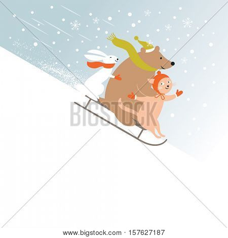 Christmas card, New Year's card
