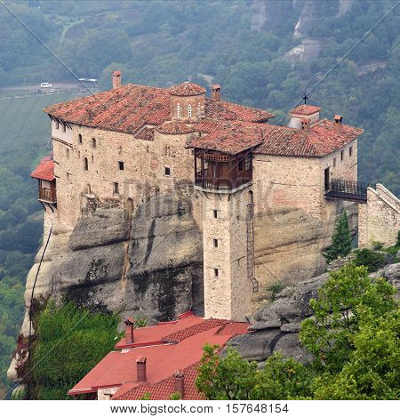Monastery Roussanov, Meteora, Greece