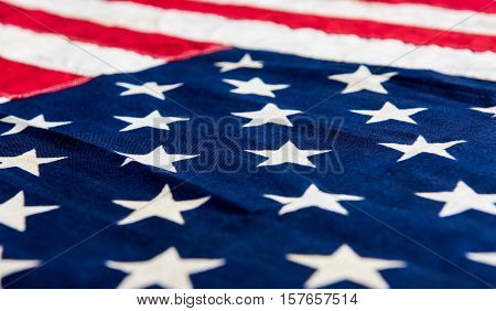 USA flag background, close up detail image