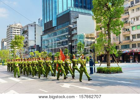 Military Parade In Ho Chi Minh City