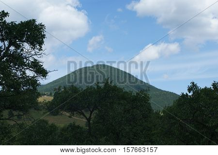 Mountain In The Background