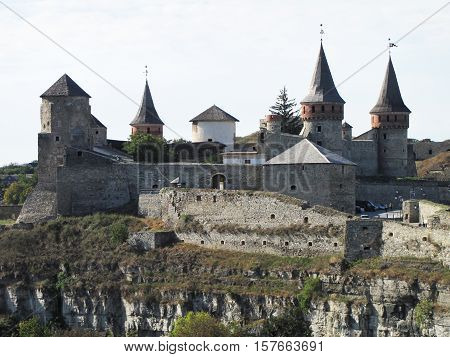 Old Fortress In Kmentse-podolsky, Ukraine.