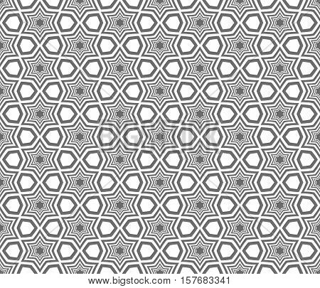 Geometric Shapes On A Gray Background.