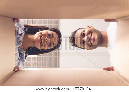 Young Couple Moving