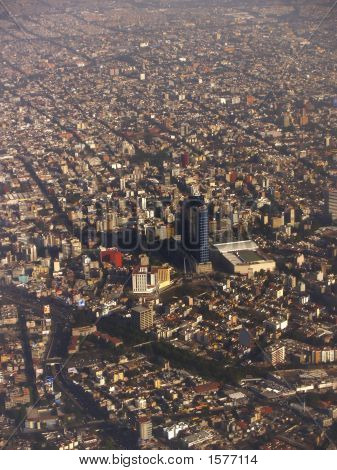 Luchtfoto van Mexico-stad