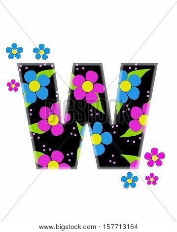 Alphabet Flower Topia W