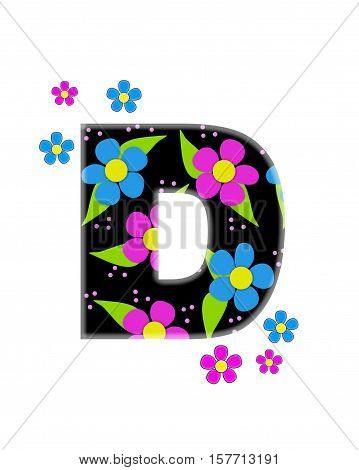 Alphabet Flower Topia D