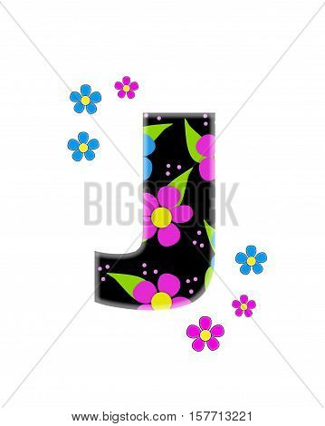 Alphabet Flower Topia J