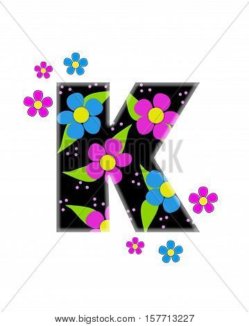 Alphabet Flower Topia K