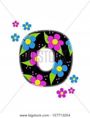 Alphabet Flower Topia O