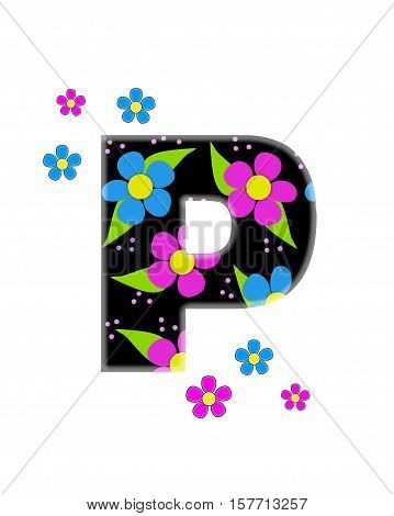 Alphabet Flower Topia P
