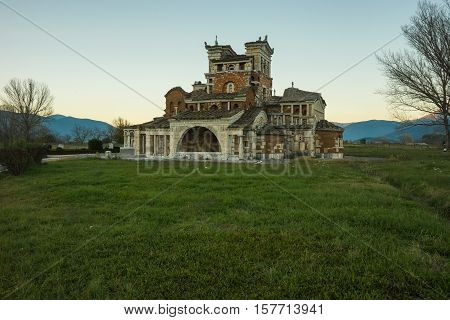 Church At Ancient Mantineia, Arcadia, Peloponnese, Greece