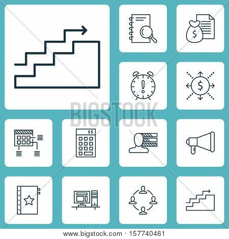 Set Of Project Management Icons On Schedule, Warranty And Report Topics. Editable Vector Illustratio
