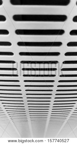 Close up grey sieve steel, texture / background