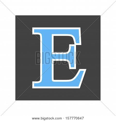 Etsy, mobile, web icon vector image. Can also be used for software development. Suitable for mobile apps, web apps and print media.