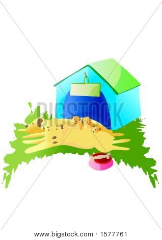 Famiglia di cane