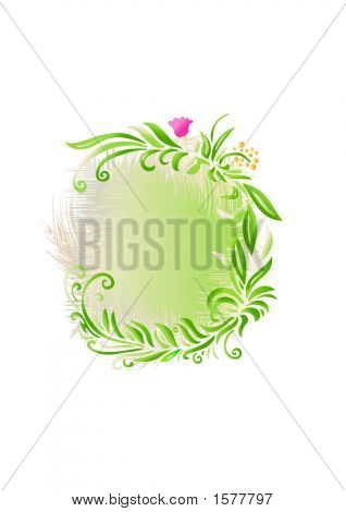Floral Background Banner 