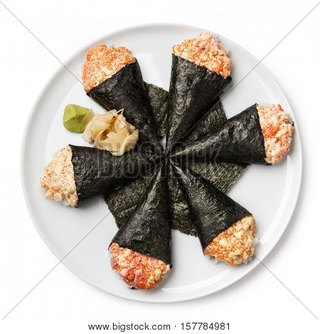 Japanese food  temaki sushi
