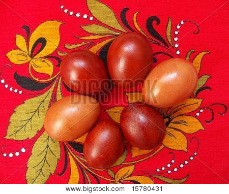 rote Eier