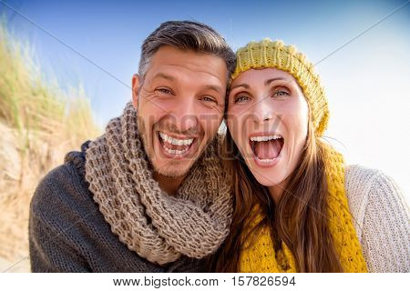 happy funny mid adult couple