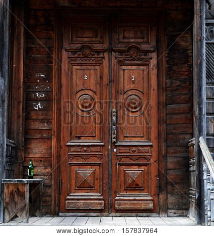 Doors of Siberia. Russia, Tomsk, May of 2016