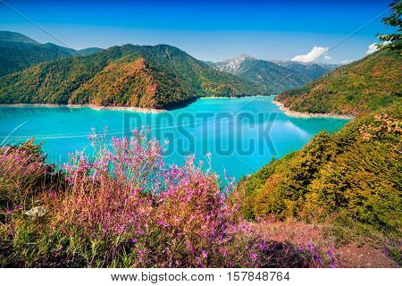 Colorful Autumn Morning On The Patara Ingury River