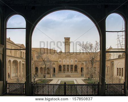 Borujerdi House traditional persian housing Kashan Iran