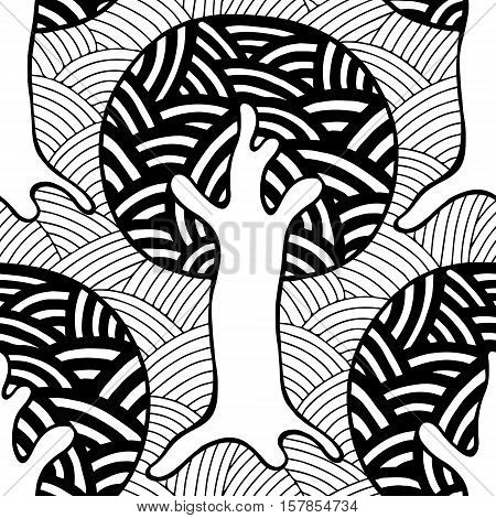 Vector Seamless Pattern, Graphic Illustration
