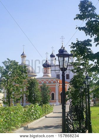 Orthodox Church David deserts. pilgrimage tour. summer.