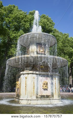 SAINT PETERSBURG, RUSSIA - JULY 03, 2015: One of the pair of 
