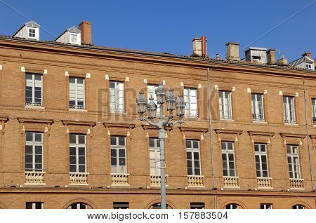 building in square Le Capitole de Toulouse France