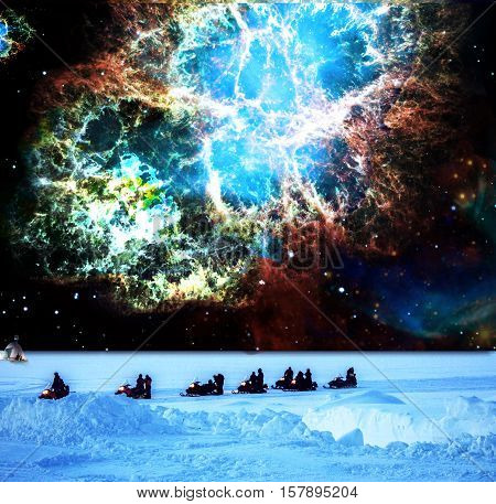 fantastic trip to Kiruna with a big supernova explosion