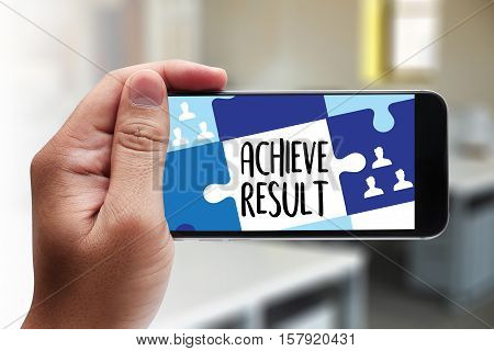 Achieve Result , Results Compass , Businessman Achieve Result ,  Results And Expectations , Get Resu