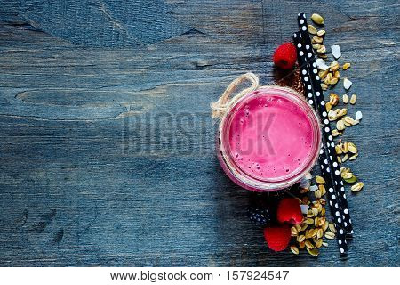Pink Fruit Smoothie