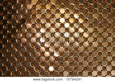 Trama di macro link d'oro.