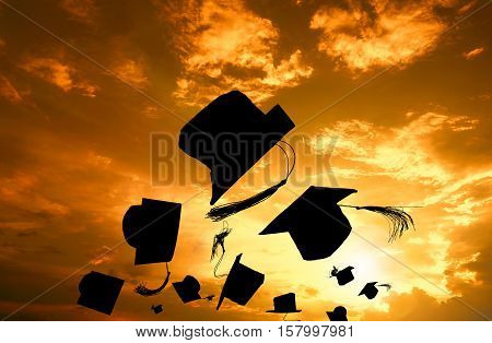 Silhouette Graduation Image & Photo (Free Trial) | Bigstock