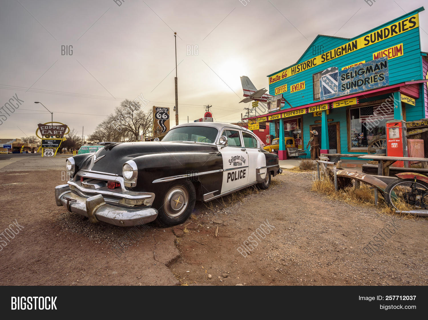 Seligman, Arizona, Usa Image & Photo (Free Trial) Bigstock