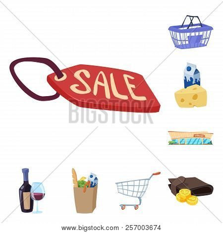 Isolated Object Of Food And Drink Icon. Collection Of Food And Store Vector Icon For Stock.