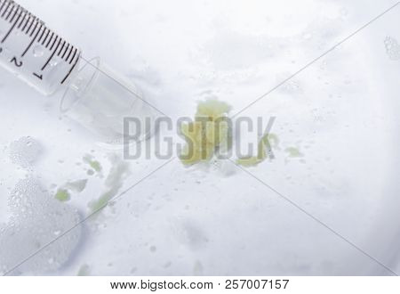 Removing Phlegm From Baby Nose Using A Syringe