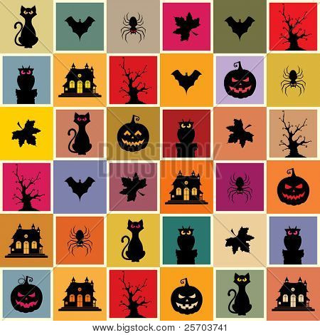 Halloween Seamless Pattern