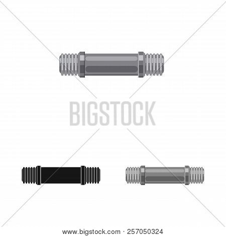 Vector Design Of Pipe And Tube Icon. Set Of Pipe And Pipeline Vector Icon For Stock.