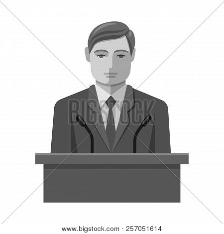 Vector Illustration Of Law And Lawyer Sign. Collection Of Law And Justice Stock Vector Illustration.
