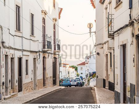 Estremoz, Portugal - August 23, 2018: Street In Estremoz, Alentejo Region, Portugal.