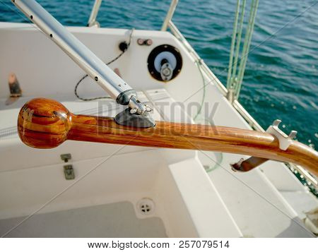 Steering Controller And Extension On A Yacht
