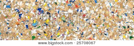 recyklace lepenky, barva textury