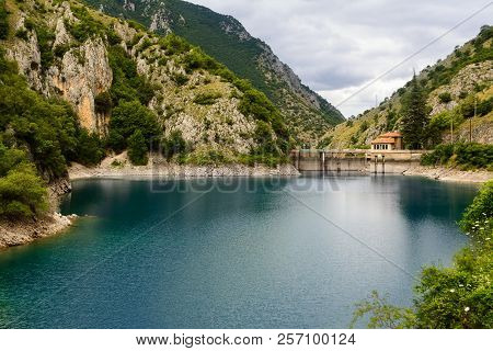 Lake Of San Domenico In The Gorges Of Sagittarius (italy)